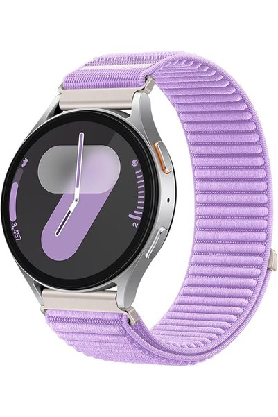 XMUXI 20mm Watch Strap Nylon Compatible with Galaxy Watch 7/6/5/4 40mm 44mm B...