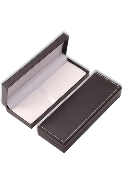 GENERAL Tazweeq PU Leather Storage Box, Pen Organizer Gift Box (Black)