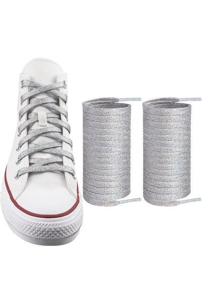 Endoto Glitter Metallic Shoe Laces Sequin Shiny Shoelaces Strings