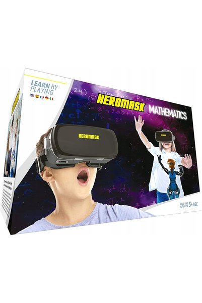 Heromask Ochelari VR, model HM-L001, set de învățare a matematicii, multicolo...