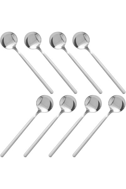 findTop Pack of 8, Stainless Steel Espresso Spoons, Mini Teaspoons Set for Co...