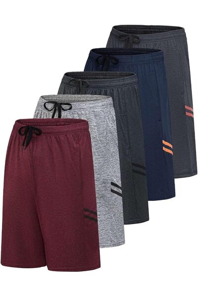 Real Essentials Mens Gym Shorts Tennis Shorts