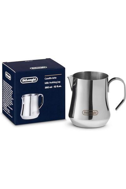 De'Longhi إبريق رغوة الحليب من الستانلس ستيل من دي لونجي، سعة 12 أونصة (350 م...