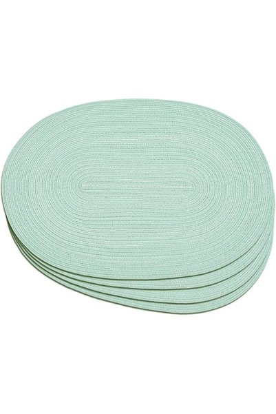 GENERAL Round Braided Placemats 15" for Dining Tables - Naturally Woven, Heat...