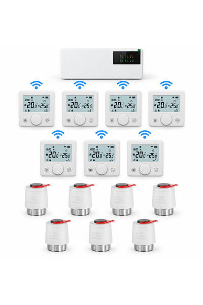 OCVITEH Sistem wireless automatizare incalzire in pardoseala 7 zone, OVT-SS07...
