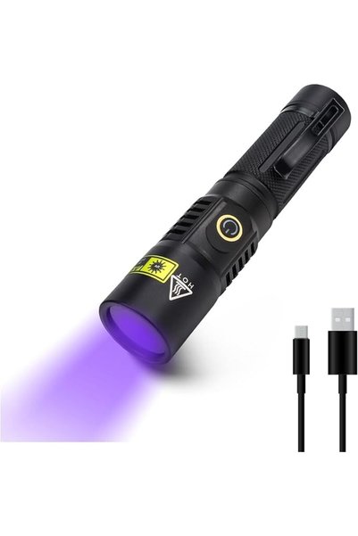 KASTWAVE 20W Rechargeable UV Flashlight, 365nm UV Light for Pet Urine Detecti...