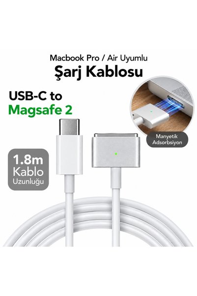 EkoAlışverişDünyam Type-C Magsafe 2 Şarj Kablosu ZR169