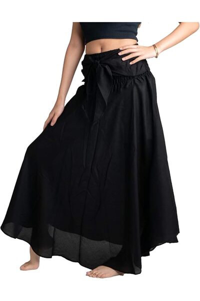 GENERAL B BANGKOK PANTS womens Long Skirts for Women Boho Floral Print Gypsy ...