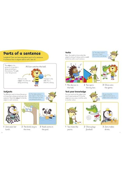 GENERAL First Grammar: A Learn with Ladybird Activity Book 5-7 years: Ideal for home learning (KS1)