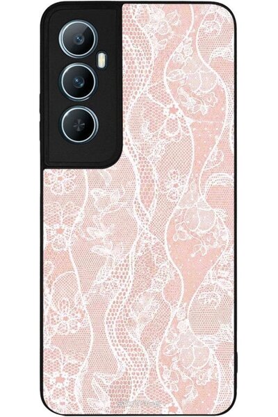 Sonique Θήκη Σειράς Diva για Realme C65 4G Ροζ Δαντέλα