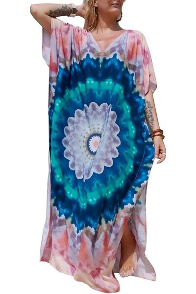 YouKD Women's Cotton Cardigan Bohemian Long Kimono Beach Swimsuit Cover Up Dr...