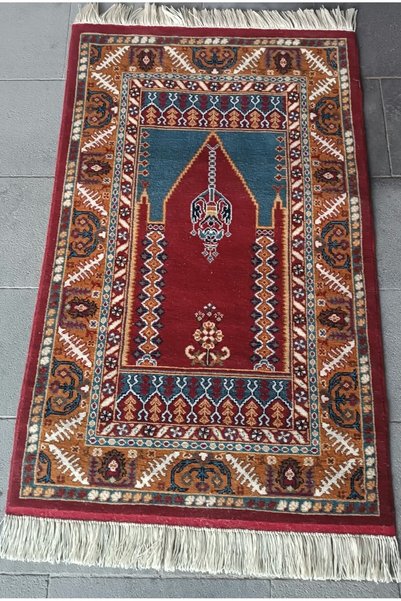 EL DOKUMA SECCADE HALI KALİTE 40X40 EN 80 BOY 125 İNCE YÜNDEN EL DOKUMA