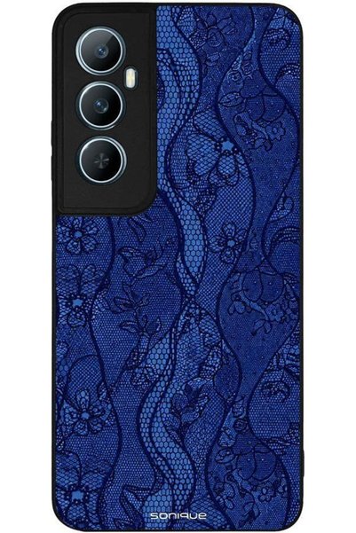 Sonique Θήκη Σειράς Diva για Realme C65 4G Μπλε Δαντέλα