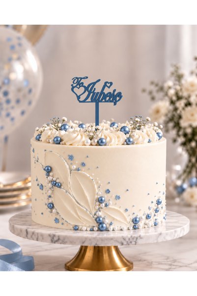 Bello Carino High quality decoration products "I Love You" Cake Topper, Heart...