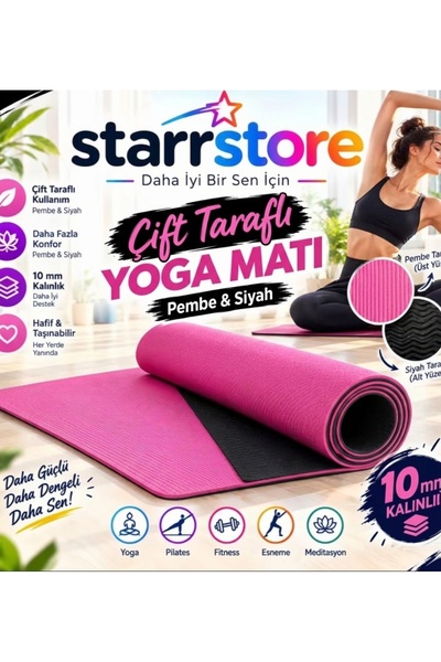 Yukon YUKONSTARSTORE 10 MM PİLATES MİNDERİ YOGA MATI KAMP MATI 180*60*1CM