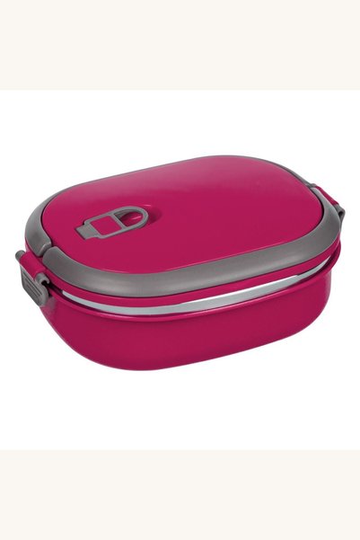 Comerivo Recipient termic fucsia 700ml cu inchidere ermetica pentru mancare c...
