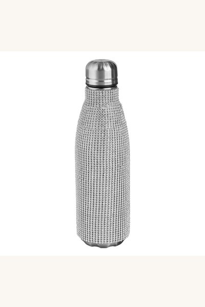 Comerivo Termos otel inoxidabil 500ml cu strasuri argintii - pastrare tempera...