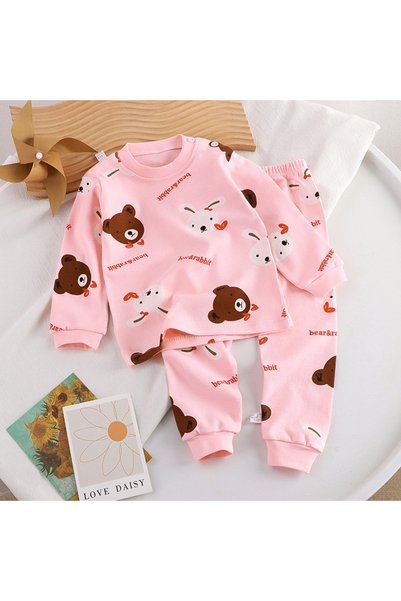 Generic Brand Regular Fit 2 Pcs 2-9years Boys/Girls Pajama Sets
