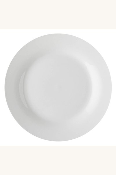 Comerivo Bol din portelan alb pentru fructe si deserturi, diametru 19cm