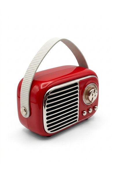 çınaroğlu avm ÇOK YÜKSEK SES SEVİYESİ Retro Wireless Speaker Oval usb / bluet...