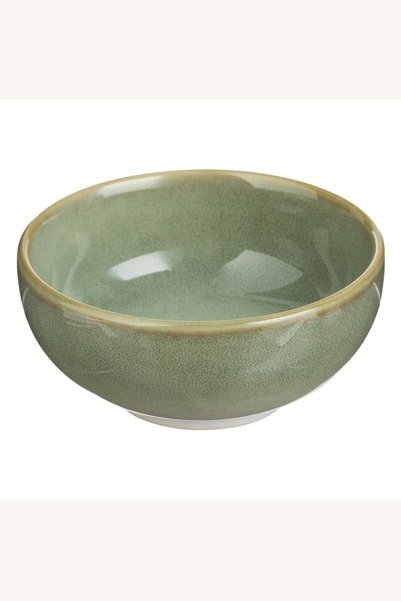 Comerivo Bol ceramic manual verde lime pentru sos, 90ml, 7.5x3.5cm
