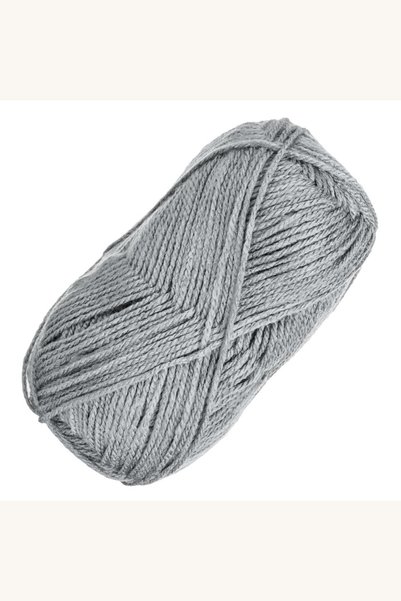 Comerivo Fir de tricotat acrilic gri, 100 g, 215 m, pentru croșetat și tricot...