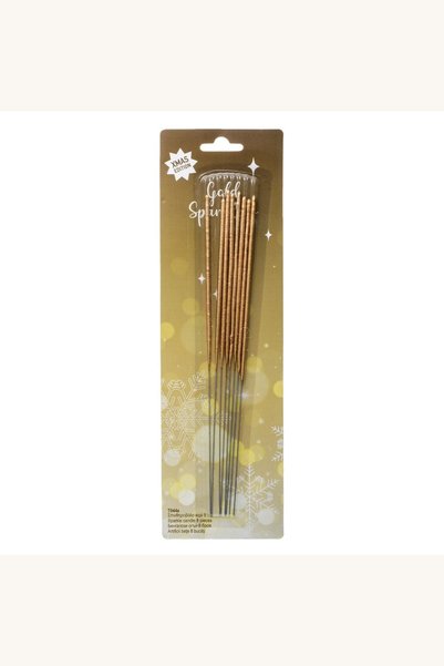 Comerivo Set 8 bete artificii aurii 24cm - efecte stralucitoare pentru orice ...