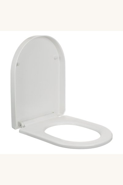 Comerivo Capac toaleta U alb cu inchidere linistitoare soft close 36x46cm
