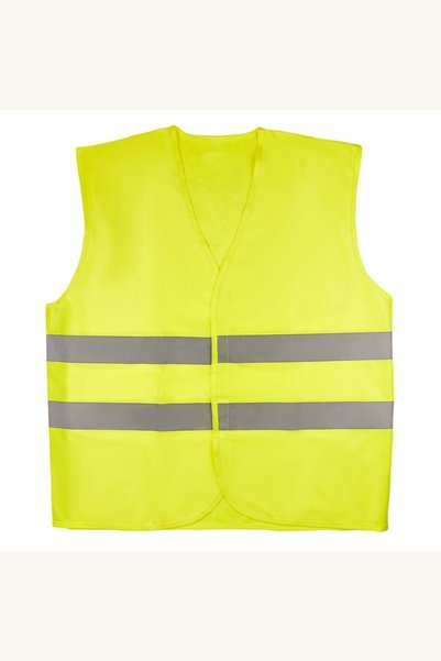 Comerivo Vesta de Siguranta Reflectorizanta Verde Lime cu Benzi Reflectoare