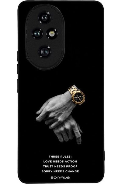 Sonique Ανδρική Έκδοση Θήκης για Honor 200 Pro 5G Τρεις Κανόνες