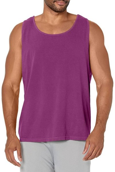 Comfort Colors تي شيرت رجالي بدون أكمام للبالغين