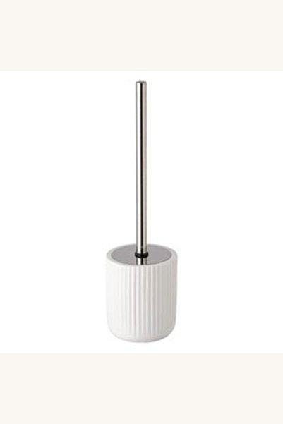Comerivo Perie WC ceramica alba cu maner argintiu 38cm