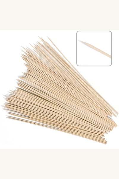 Comerivo 100 bete din bambus pentru gratar, 30cm - perfecte pentru sosuri si ...