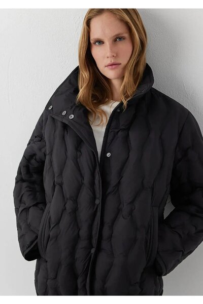 Mavi Stand-Up Collar Jacket Black 1110861-900