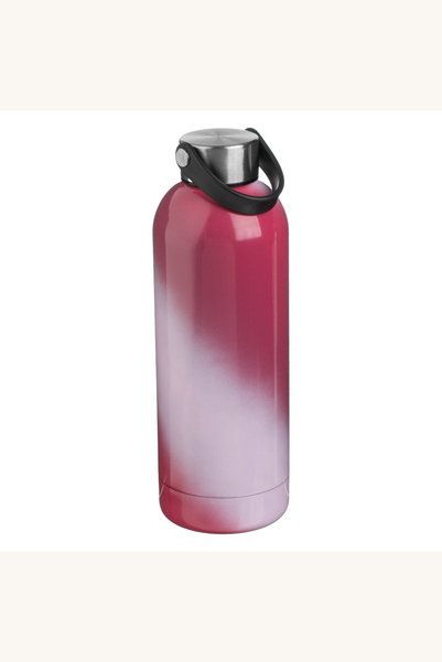 Comerivo Termos din otel inoxidabil 500ml fucsia degrade cu perete dublu izolant