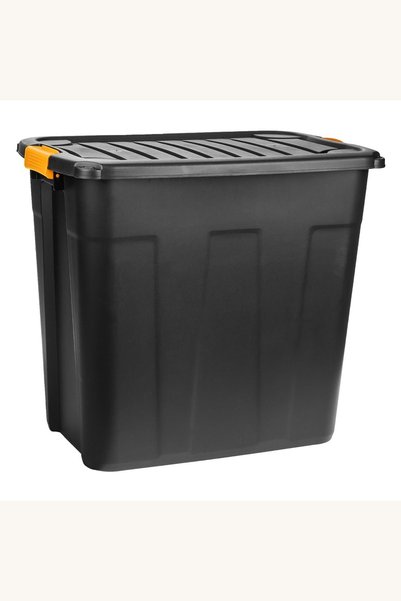 Comerivo Container de depozitare pentru garaj, balcon sau pivniță, plastic ne...