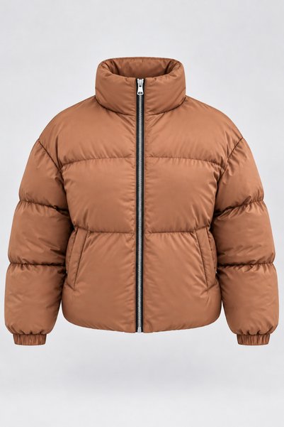 Moderk Bsk Model Inflatable Thick Lined Winter Coat