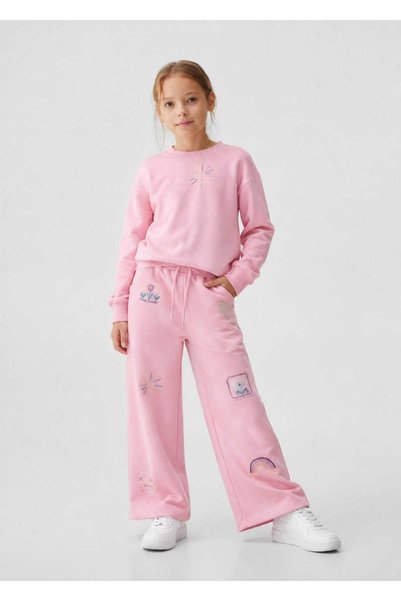 JABBER Colorful Embroidery Decorated Wide-Lettered 3-Yarn Non-Embroidered Bot...