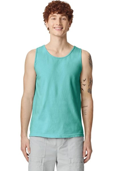 Comfort Colors تي شيرت رجالي بدون أكمام للبالغين