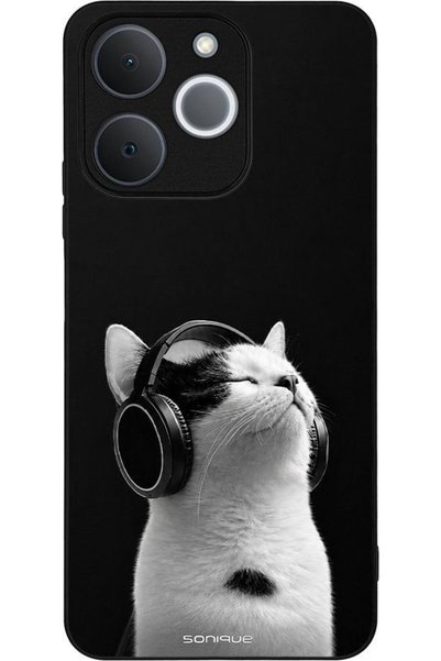 Sonique Σειρά Men's Edition Θήκη για Realme Note 70T 4G Audio Kitten - Λευκό