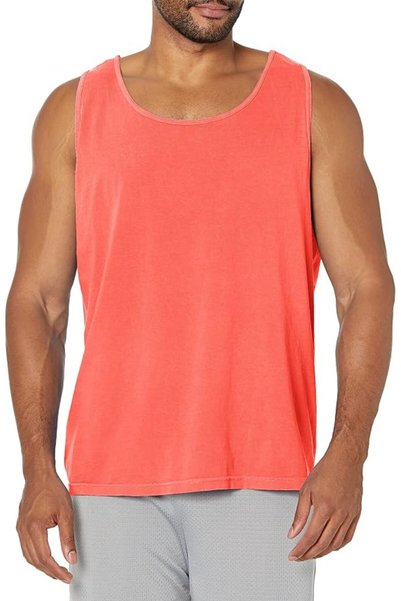 Comfort Colors تي شيرت رجالي بدون أكمام للبالغين
