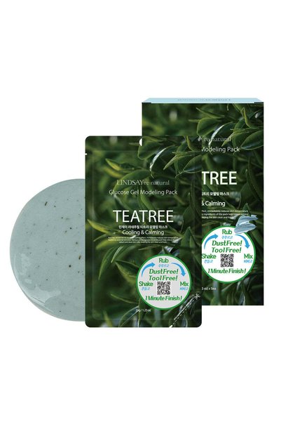 Lindsay Korean Modeling Mask Pack TeaTree 5 PCS