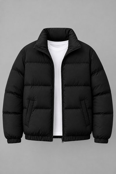 FASHION Palton negru de sezon nou rezistent la apă și vânt