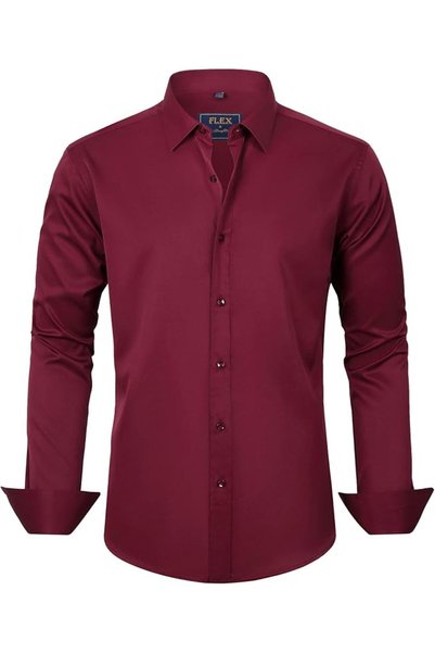 J.VER Womens Dress Shirts Long Sleeve Button Down Shirts Wrinkle-Free Solid W...