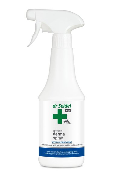 Seidel Spray Clorhexidina 4% VETERINAR - 500 ml