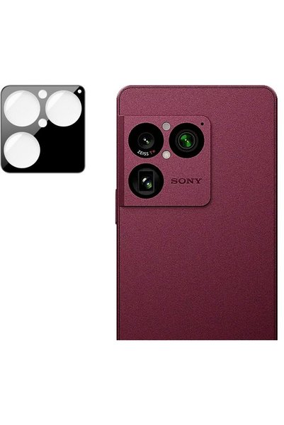 Techsuit Πλήρες Γυαλί Κάμερας - Sony Xperia 1 VIII - Μαύρο