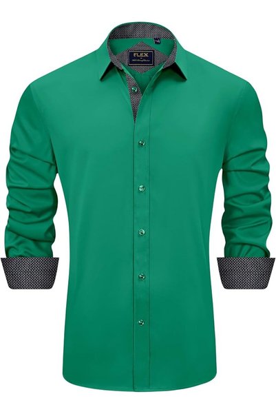 J.VER Womens Dress Shirts Long Sleeve Button Down Shirts Wrinkle-Free Solid W...