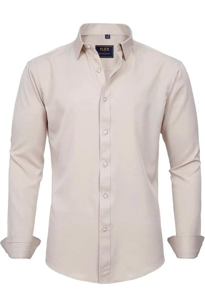 J.VER Womens Dress Shirts Long Sleeve Button Down Shirts Wrinkle-Free Solid W...
