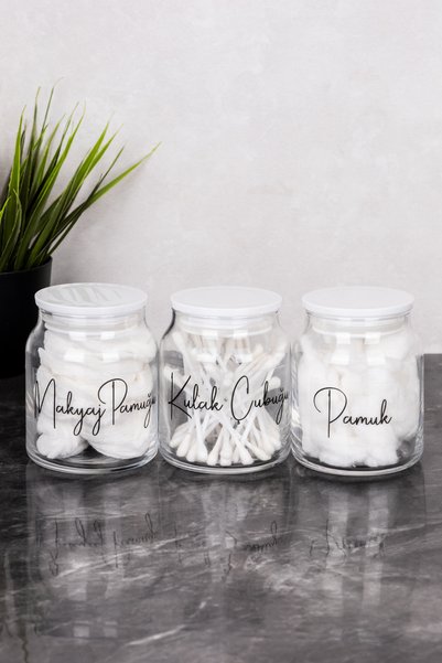 Dolkin Home 3-dijelni set pamučnih posuda od premium pamuka sa poklopcem od b...