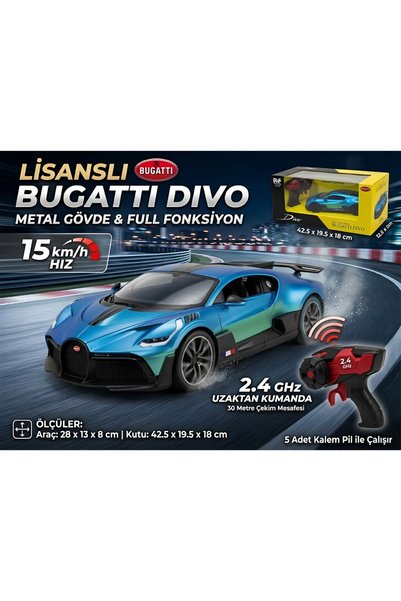 Boratila Toys 2.4 GHZ 1:16 Ölçek Uzaktan Kumandalı Araba Metal Gövde Full Fon...